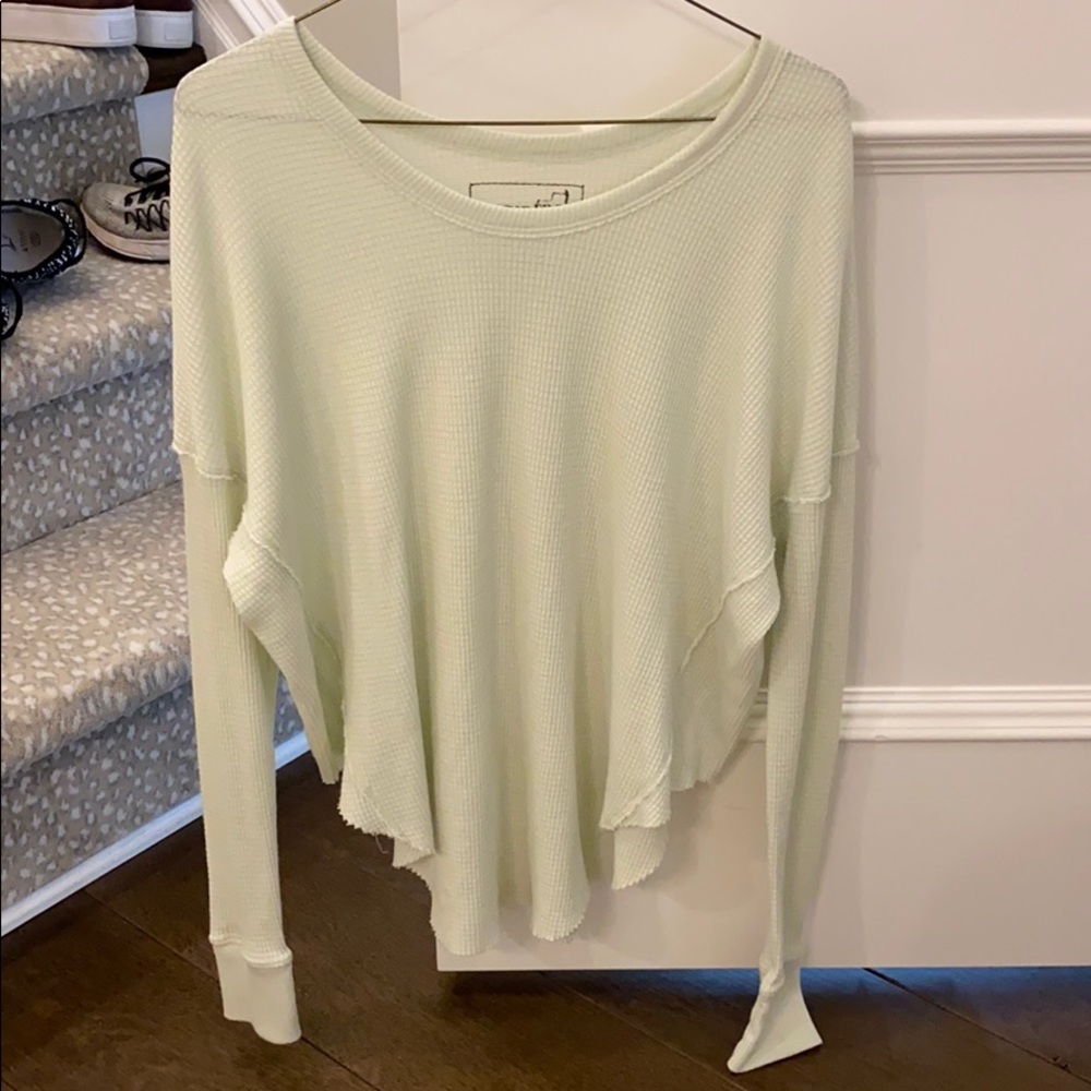 We The Free Cotton Long Sleeved Top